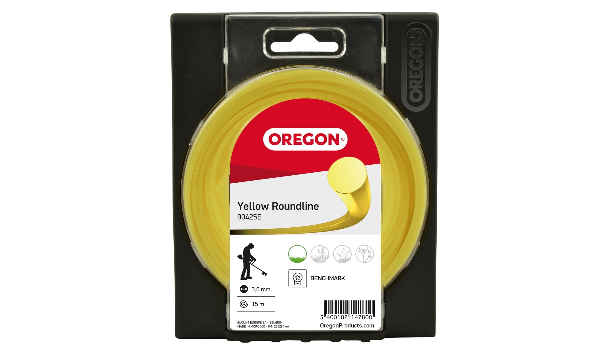 Oregon Trimmertråd Gul Rund 4,0 mm x 30 m