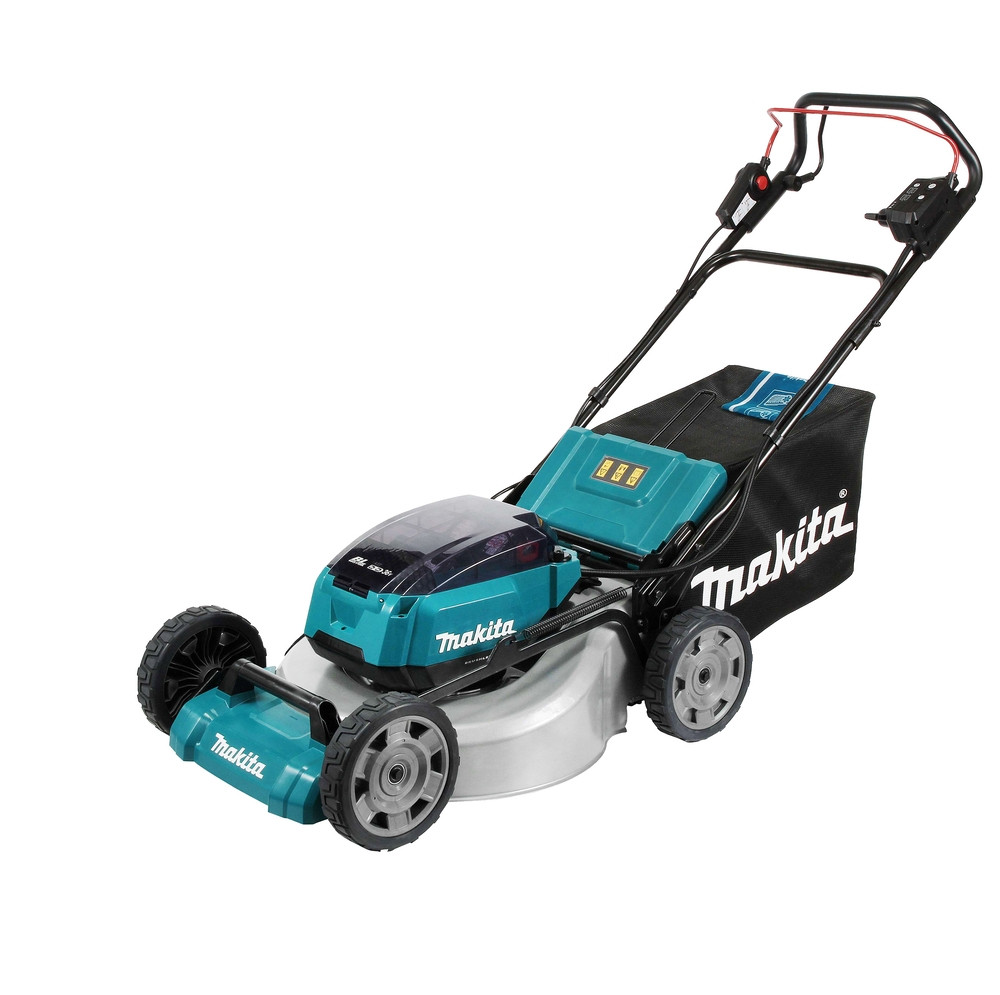 Makita Gågräsklippare Batteridrift, 18Vx2, 53 cm, 70 L, Lev. utan batteri & laddare