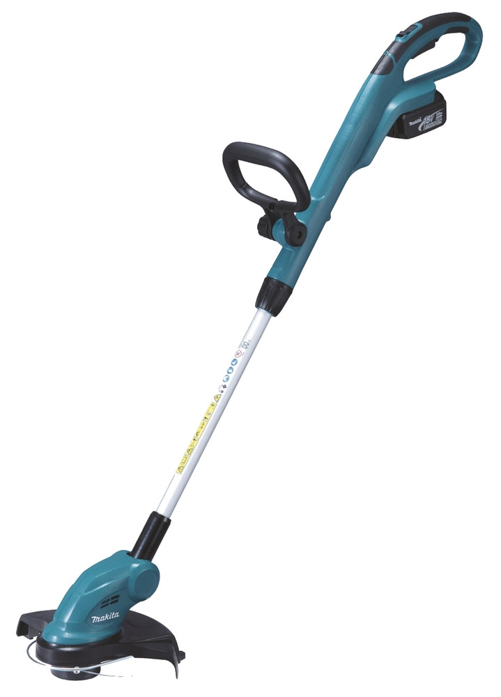 Makita Batteridriven Grästrimmer, 18V, 260 mm, teleskopskaft, inkl. batteri 3,0 Ah