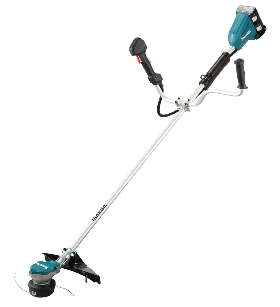 Makita Batteridriven Grästrimmer, 2X18V, BL-M, 3-steg, inkl. 2 batterier & dubbelladdare
