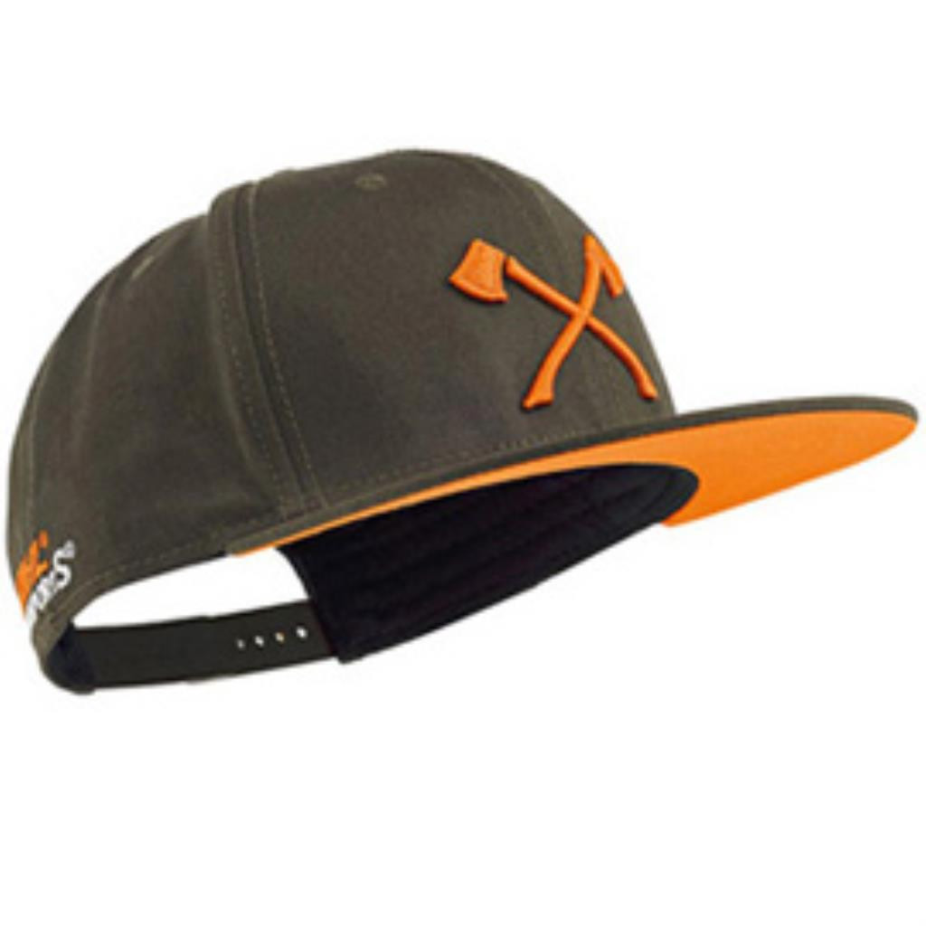 UTGÅTT, Timbersport keps  yxor  olivgrön