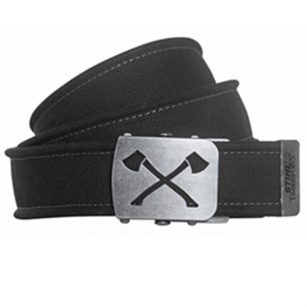 UTGÅTT, Tygbälte "axe" svart 120 cm