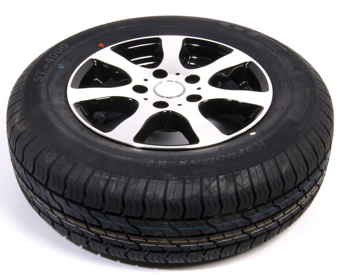 HJUL SOMMAR 195/70R14 5x112 710KG ALU FÄLG SVART