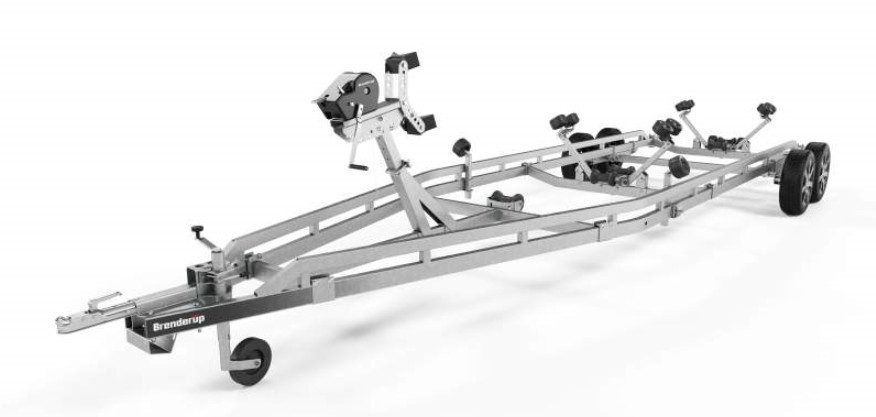 BÅTUPPTAGNINGSVAGN ST24200T SR 2000KG 24 Fot Grå 201