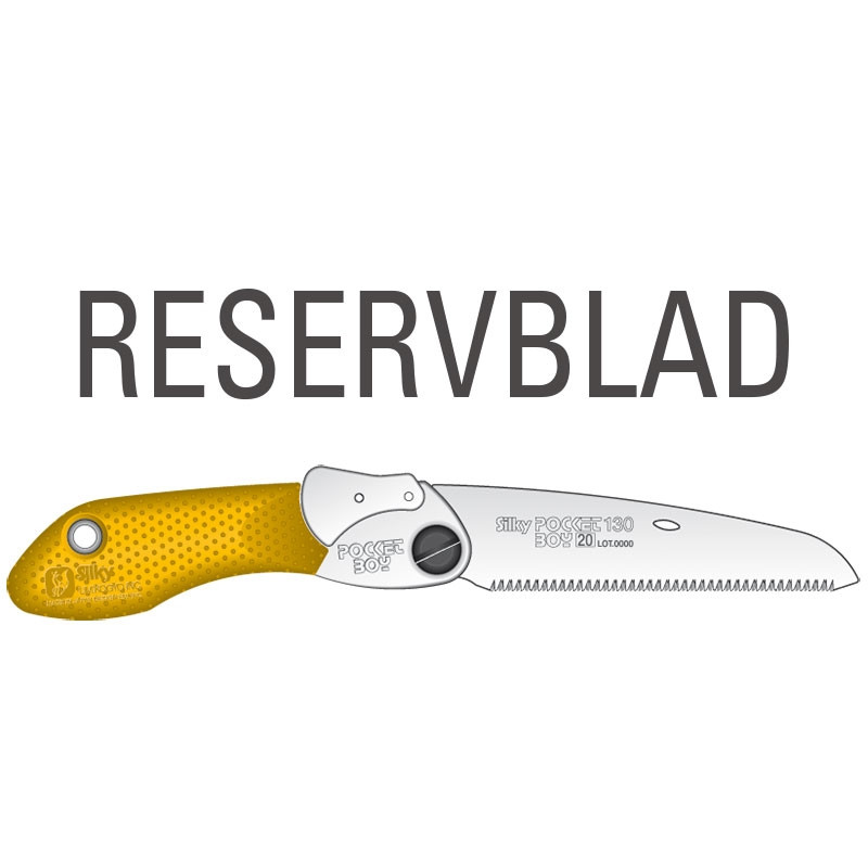 SILKY, RESERVBLAD POCKETBOY 130 GUL