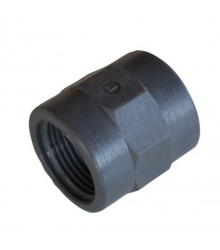 Muff m. 2 x 1" invändig gänga