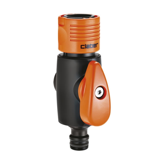 Koppling med avstängningsventil han-hon