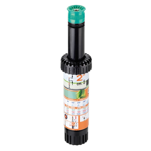 Sprinkler 0-350° 6 l/min justerbar 2"